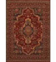 Couristan OLD WORLD CLASSIC POWER-LOOMED 100% Wool KERMAN MEDALLION